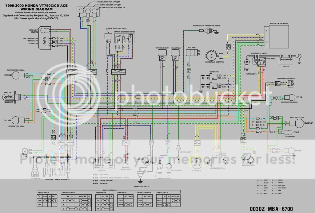 Honda Shadow Ignition Switch Wiring